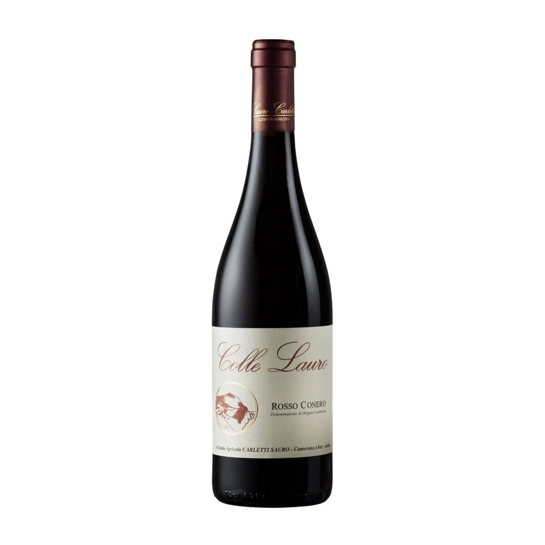 rosso-Conero-doc-colle-lauro-Montepulciano-in-purezza-acciaio-Marche