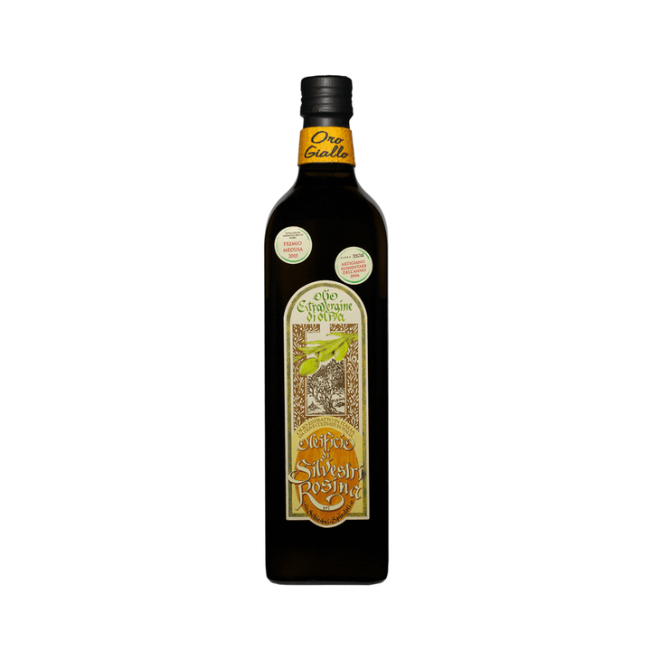 olio-extravergine-di-oliva-blend-oro-giallo-marche-silvestri-rosina-bottiglia