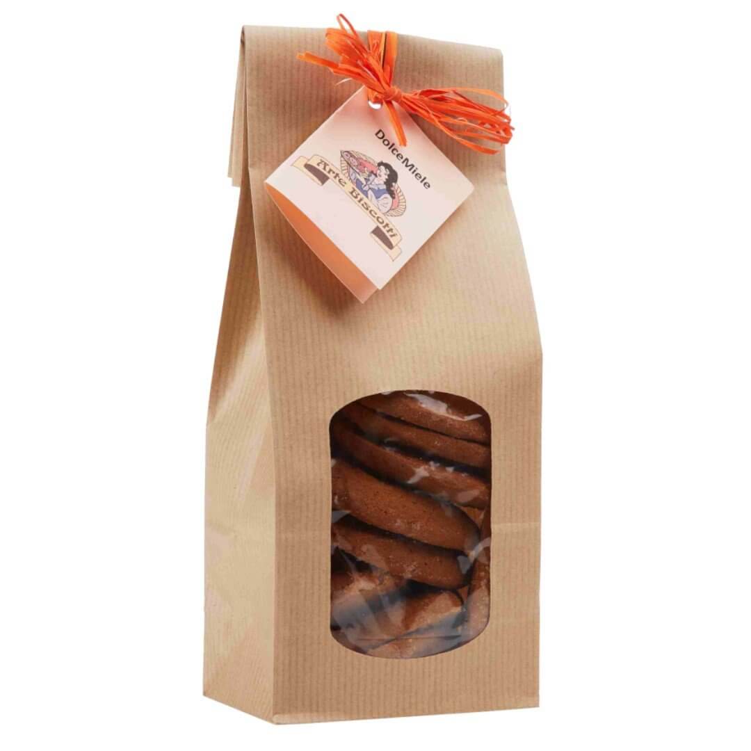 busta biscotti artigianali al miele da 200 gr