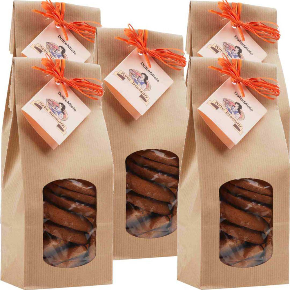 buste biscotti artigianali al miele da 200 gr