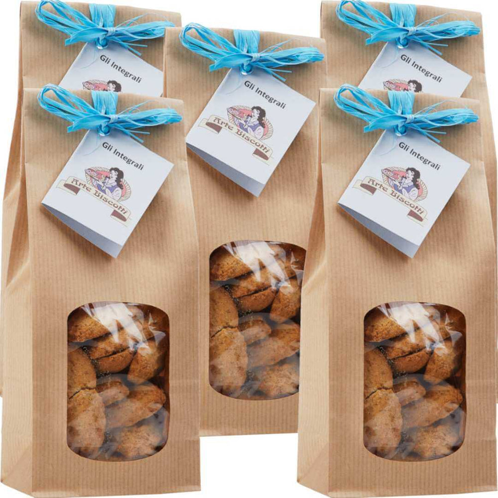 buste biscotti integrali artigianali da 200 g
