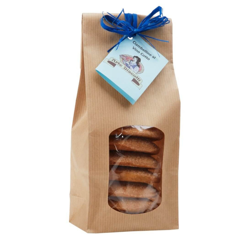 ciambelle artigianali al vino cotto dolce marchigiano in busta da 200 gr