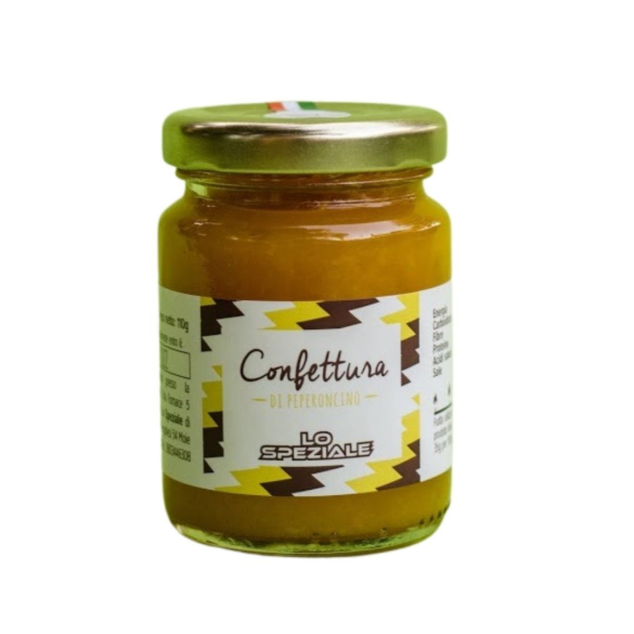 confettura artigianale al peperoncino con Bulgarian carrot e Fatalii Yellow prodotta nelle marche